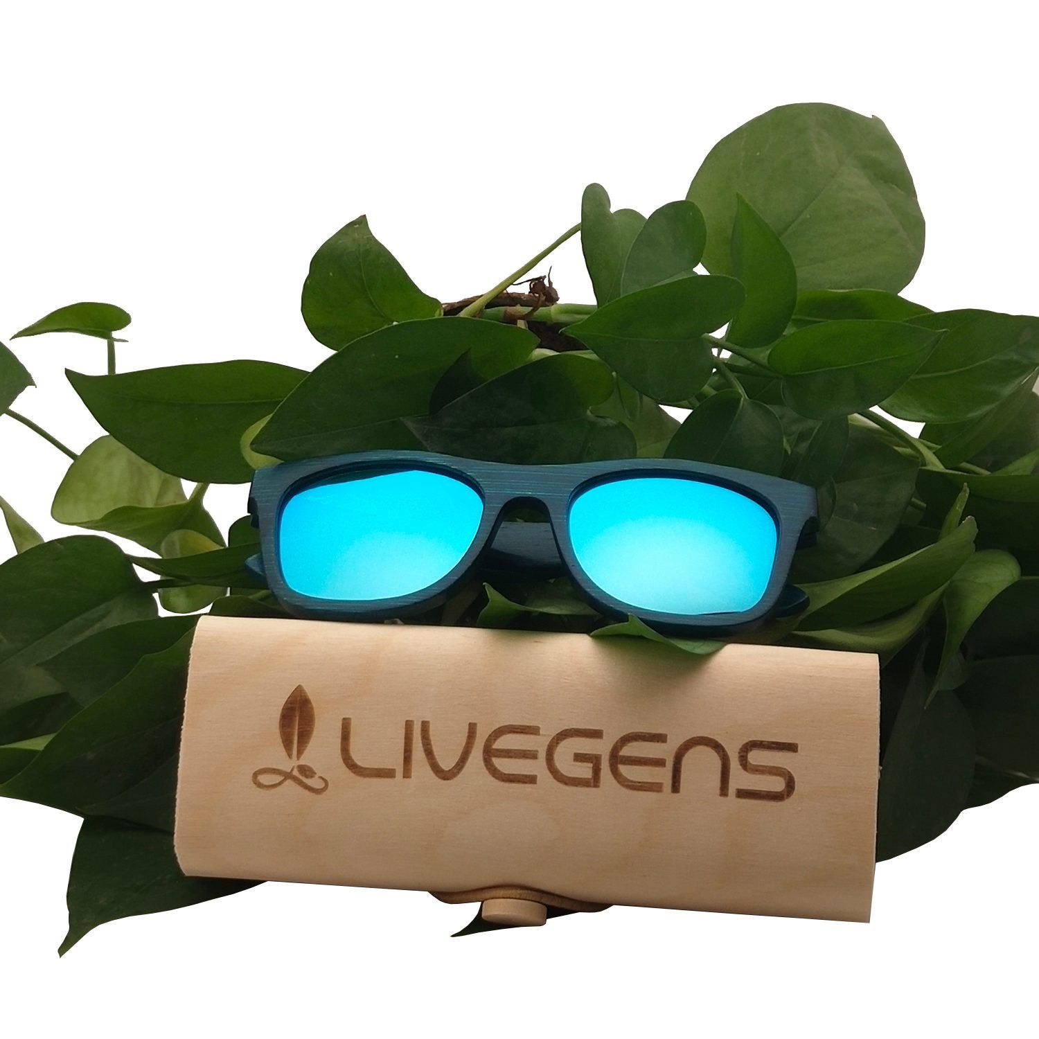 gafas de madera de bambú