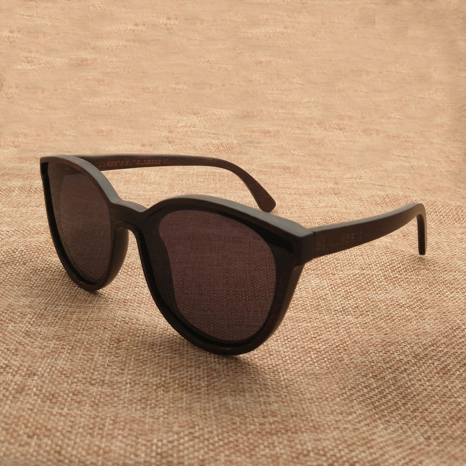 gafas de madera de bambú