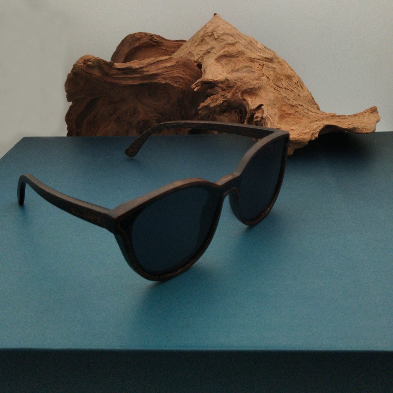 gafas de madera de bambú