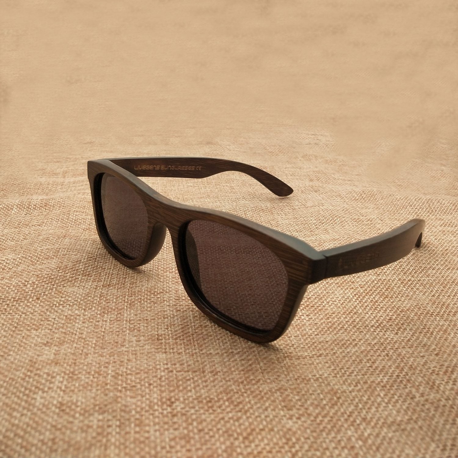 gafas de madera de bambú