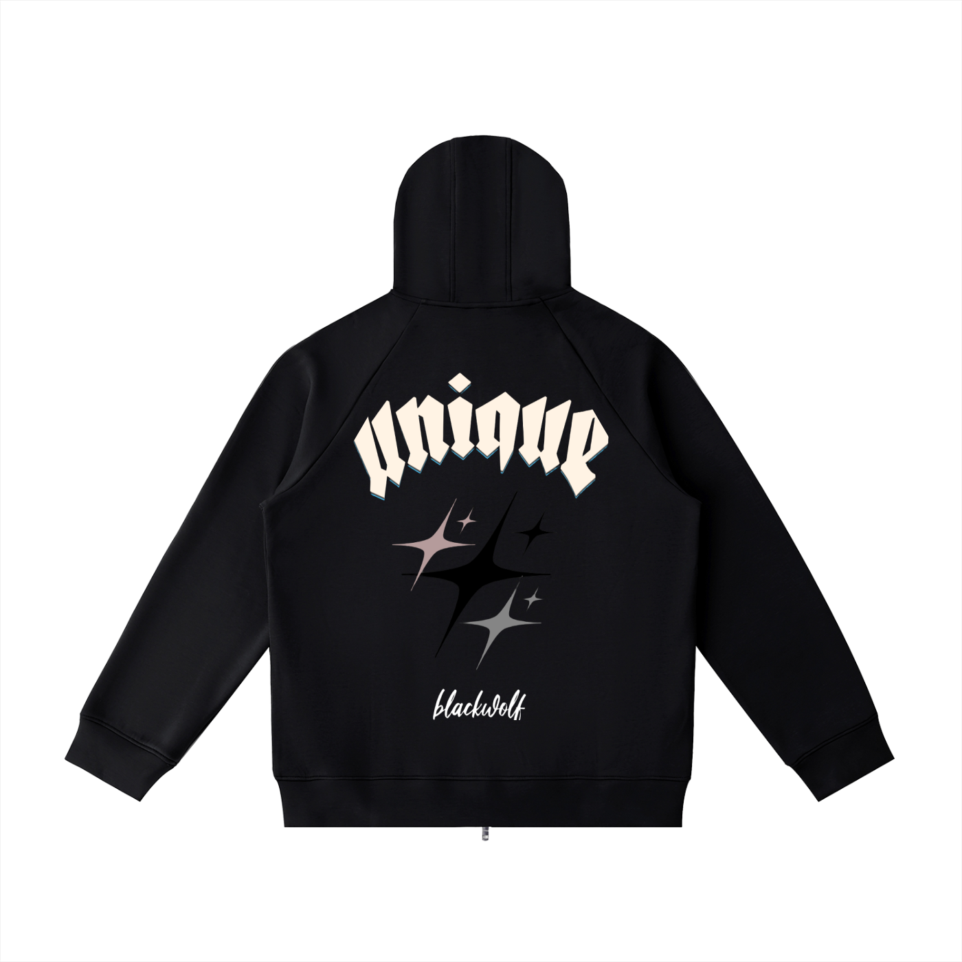 Sudadera Zip Hoodie Gruesa Streetwear Unisex