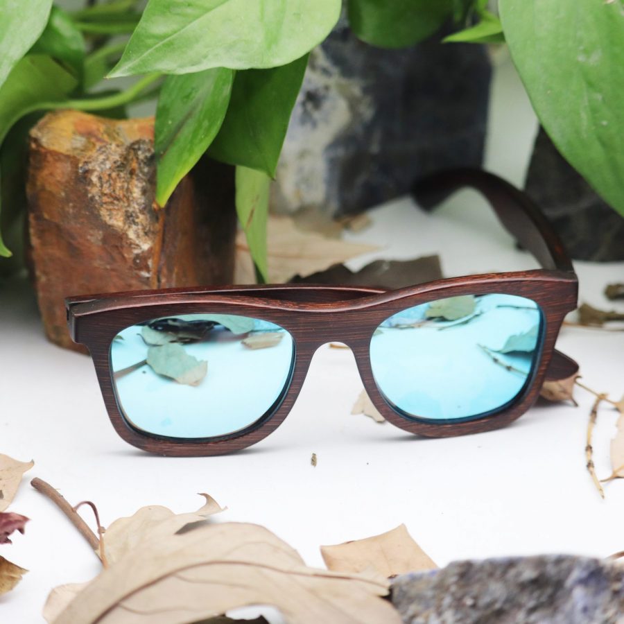 gafas de sol de bambú