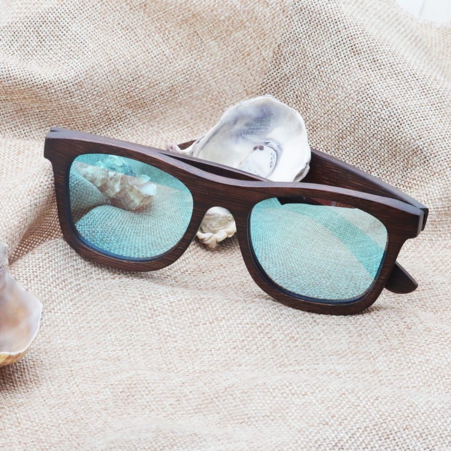 gafas de sol de bambú