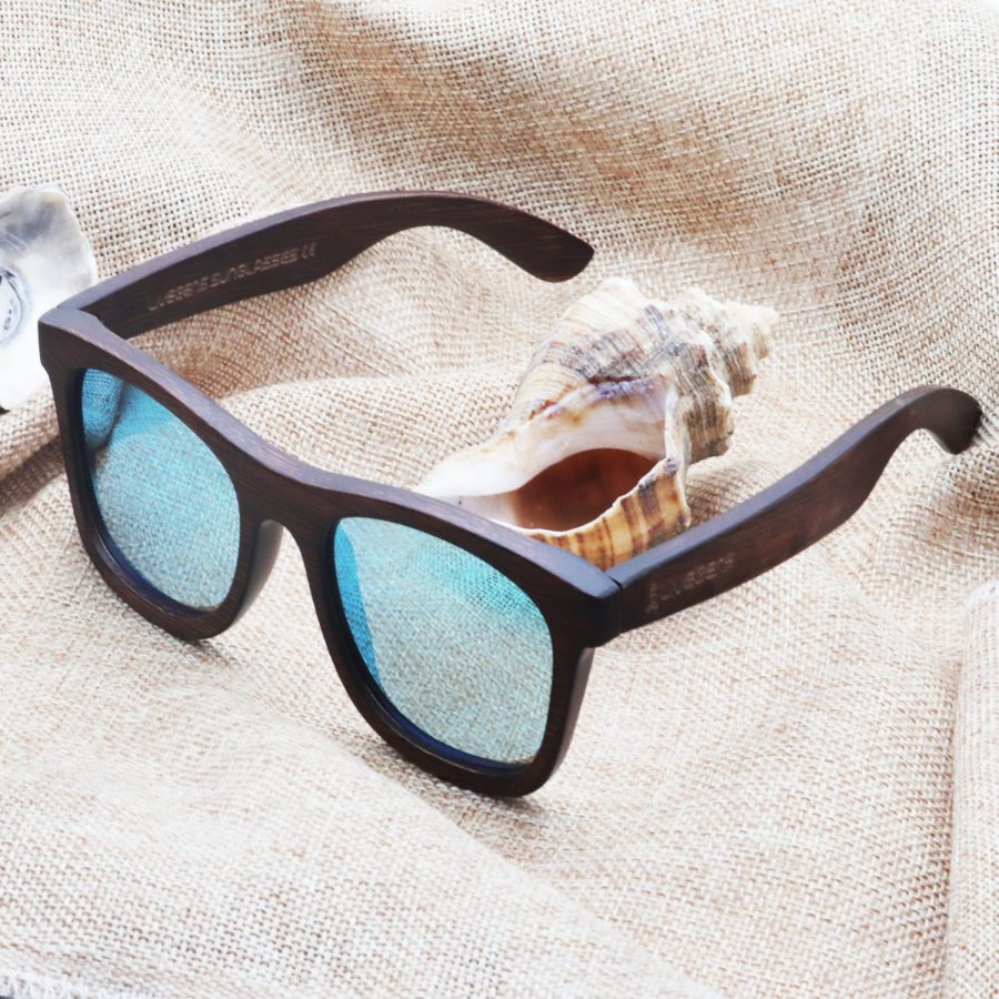 gafas de sol de bambú