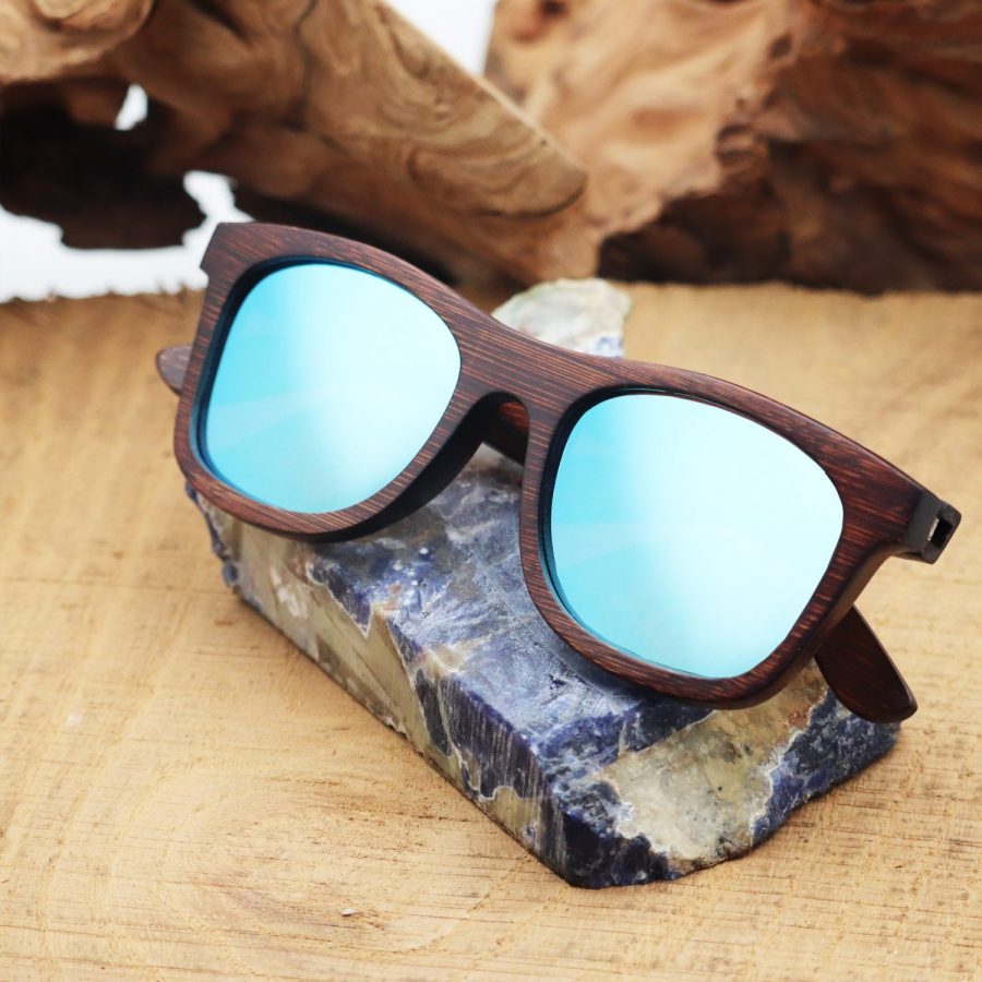 gafas de sol de bambú