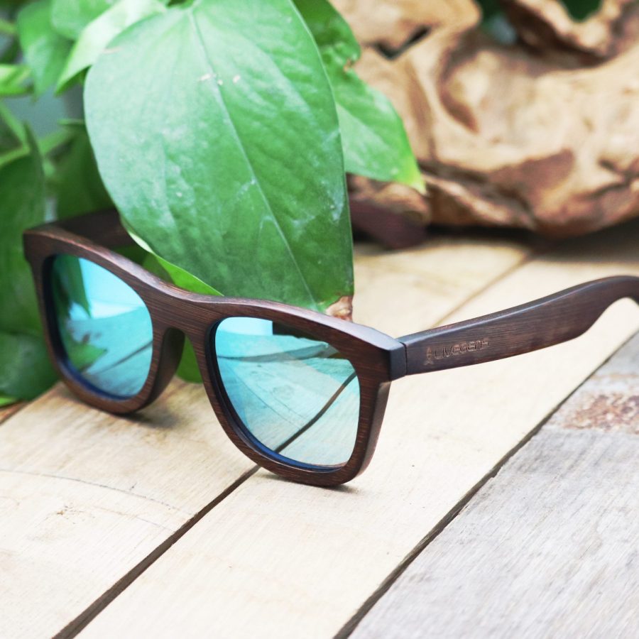 gafas de sol de bambú