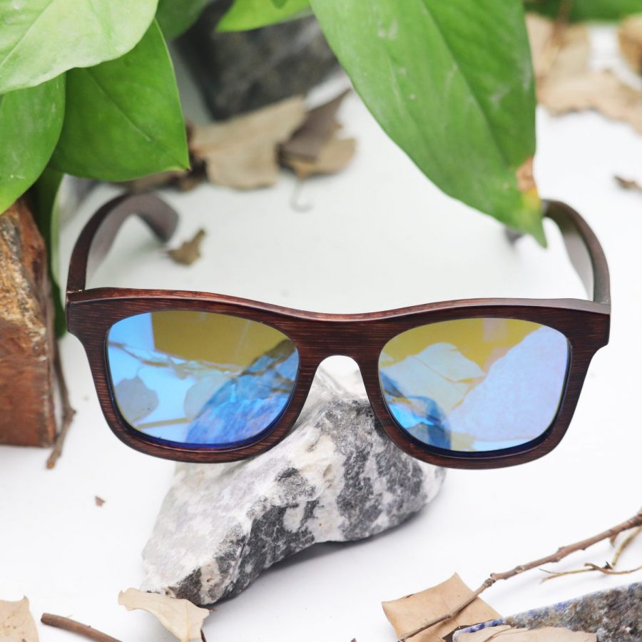 gafas de sol de bambú