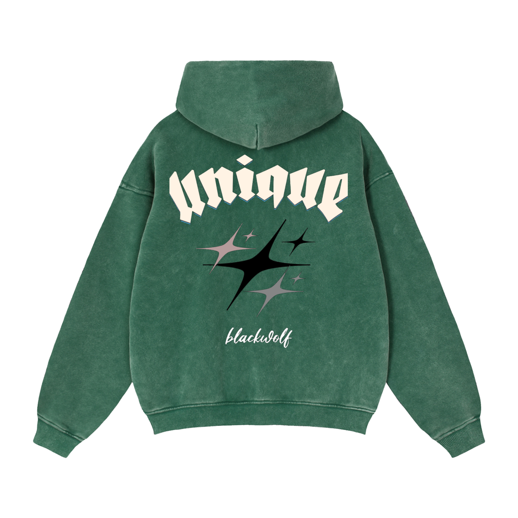 Sudadera Boxy con Cremallera y Felpa Urbana