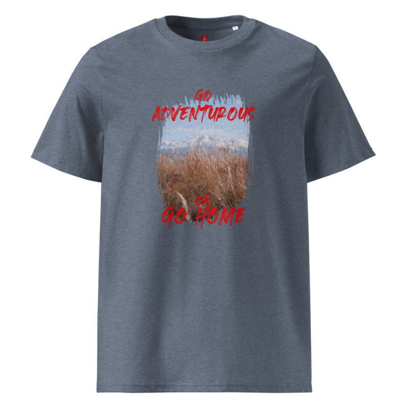 Go Adventurous or Go Home - Organic Cotton T-Shirt – Mountain Design-1